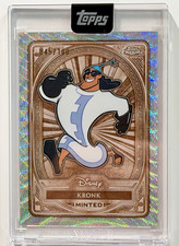 Topps 2025 Topps Chrome Disney Mint Kronk Encased #28 45/100 picture