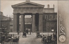 Euston Station Entrance London Postcard 1905 L&NWR Railway Euston Arch picture
