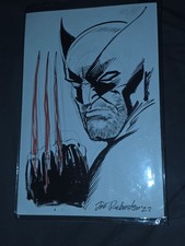 Original sketch of Wolverine by Joe Rubinstein signed And dated '22 picture