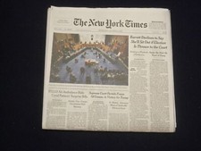 2020 OCT 14 NEW YORK TIMES-BARRETT MAY NOT SIT OUT IF ELECTION GOES TO COURT picture