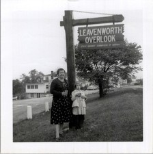 1956 Leavenworth Overlook Indiana Photo Madelia Smith & Janet Switzer Ohio River picture
