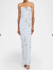 Oscar De La Renta Strapless Jeweled Column Gown picture