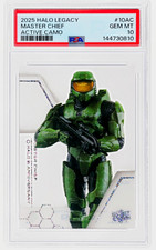 2025 Upper Deck Halo Legacy Master Chief Active Camo Xbox #10AC PSA 10 picture