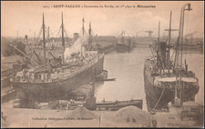 France, Saint Nazaire, View Of The Bay & Missouri River -Postcard R765 picture