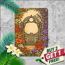 vintage floral decorative illustration centered geometric emblem full picture