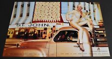 2000 Print Ad Sexy Heels Long Legs Fashion Lady Blonde St John Las Vegas art picture