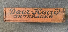 Wooden Soda Bottle Crate From Deer Head Beverages In Fall River, MA picture