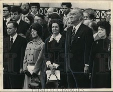 1973 Press Photo President & Mrs. Lyndon B. Johnson - noc99810 picture