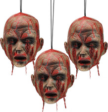 3 Pcs Halloween Severed Head Props,Chic,10.28 X 9.53 Inches picture
