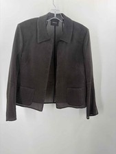 Pre-Owned Akris Black Size 8 Open Jacket picture