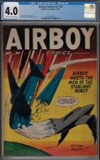 AIRBOY 7#9- CGC 4.0 VG/ FINE COPY -1950 HILLMAN PERIOD. picture
