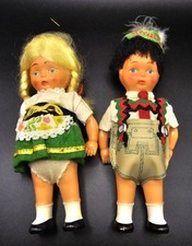 Vtg Western Germany Boy Girl German Collectable Bavarian  Costume Figurines Set picture