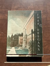 OLD VINTAGE 1944 OREGANA UNIVERSITY OF OREGON EUGENE YEARBOOK GREAT PHOTOS picture