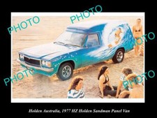 POSTCARD SIZE PHOTO OF GM HOLDEN THE 1977 HZ HOLDEN SANDMAN PRESS PHOTO 1 picture