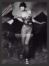 Dolce & Gabbana 1990s Print Advertisement Ad 1998 Clothing Black & White picture