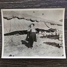 Vintage Circus Clown Photo – Charles F. Miles – Day of the Dead / Oddity B&W picture