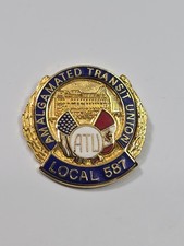 Amalgamated Transit Union Lapel Pin Local 587 picture
