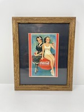 Coca Cola 50th Anniversary 1886 -1936 Framed Print Drink Coca Cola Coke Girls picture