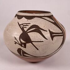 Zia Pueblo Pottery Olla Jar Native American Signed Helen Gachupin 3.5