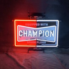 Champion White Neon Light Sign 24