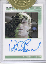 2011 Star Trek The Comp TNG Series 1 Patrick Stewart as Locutus Autograph Card picture