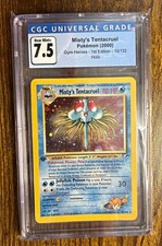 Pokémon 1st Edition Holo CGC 7.5 Misty’s Tentacruel 10/132 Gym Heroes picture