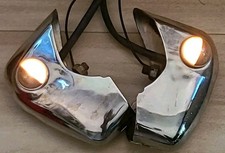 STUDEBAKER Rear Bumper Guard W/ License Lamp 1960's Lark & Champ Good Condition picture