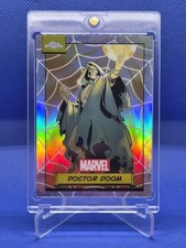 2024 Topps Chrome Marvel Doctor Doom /399 Spider-Web Refractor #61 – MINT picture