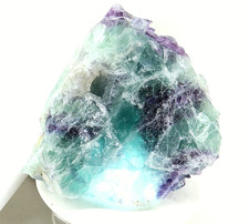 472 CT Natural CERTIFIED Multi Color Uncut Fluorite Raw Rough Loose Gemstone picture