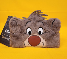 Loungefly Disney The Jungle Book Baloo Plush Cosplay Flap Wallet NEW picture