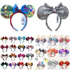 136 Styles Disney Parks Loungefly Minnie Mouse Ears Bow Headband 100 Years Rare picture