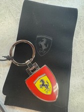 Ferrari Scuderia Keyring #270077066 w/ Velvety Black Ferrari Pouch picture