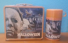 John Carpenter's Halloween Lunchbox and thermos. fright rags picture