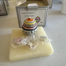 Vintage Cooking Club Of America Grandma's Cookie Jar Trinket Box With Cookies picture