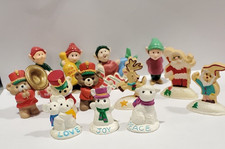 Hallmark 13 Christmas Merry Miniature Sets Elves Snowmen Bears picture