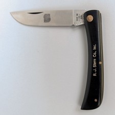 Case XX 2138 SS Sod Buster Pocket Knife Black Stainless USA R.J. Stern Co ⭐ picture