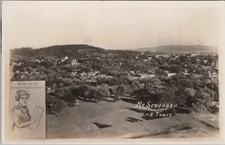 RPPC Postcard Arkansas AR Mt. Sequoyah Bird's Eye View c. 1924 Grabill photo picture