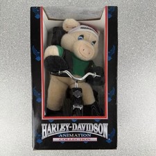 Vintage 1999 Harley-Davidson Plush Pig Animated Born to be Wild Cavanagh NIB picture
