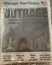 Chicago Sun-Times 9/11 Newspaper 2001 