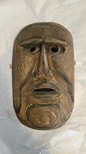 Vintage Cherokee Booger Mask Carved Wood picture