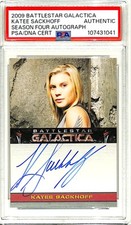 2009 Battlestar Galactica KATEE SACKHOFF Signed Card PSA/DNA Slabbed picture