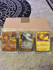Pokemon 30th anniversary Charizard 137/103, Lugia 142/103, Pikachu 051/162 PSA picture