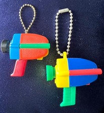Two Vintage Miniature Movie Camera Dexterity Keychain Puzzles picture