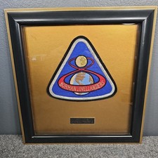 RARE Vtg NASA Apollo 8 Bullion 3D Patch Plaque Limited Edition /100 picture