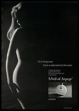 1966 Lanvin Arpege Perfume Vintage PRINT AD Sensual Sophisticated Fragrance picture