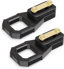 Tow Hooks, CNC Aluminum Front & Rear Truck Recovery Hooks(Black, 2Pcs) picture