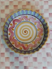 MacKenzie-Childs Piccadilly Ceramic Pie Dish picture