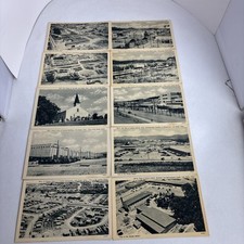 1940’s RPPC Knoxville Oak Ridge TN City Of The Atomic Bomb Plant Set of 10 picture