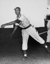Cuban baseball player Luis Tiant Sr a pitcher New York Cubans warm- Old Photo picture