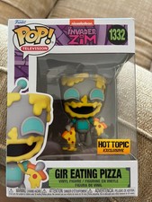 Funko Pop Vinyl: Invader Zim - Gir Eating Pizza - Hot Topic (Exclusive) #1332 picture